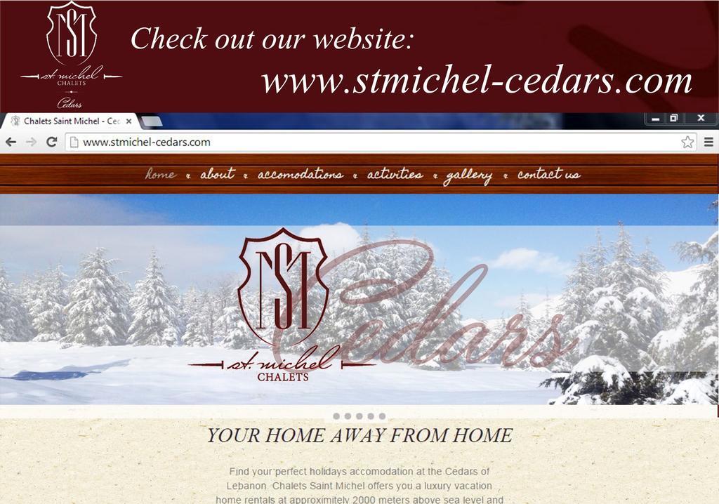Saint Michel Chalets Al Arz Ngoại thất bức ảnh